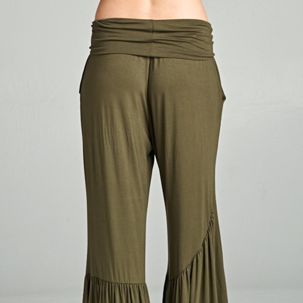 BOHO LOOSE FIT PALAZZO PANTS WITH POCKETS - Picture 3 of 6